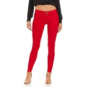 Bright Red VIP Extra Stretch Skinny Jeans
